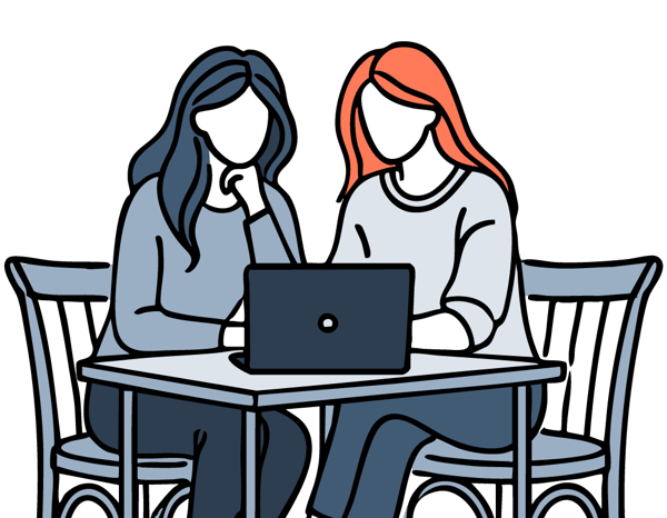 Personer ved en pc-1